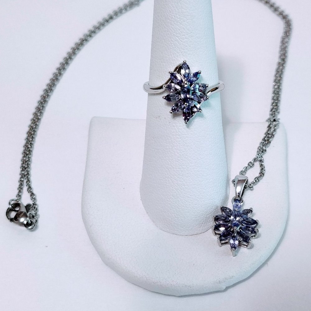 Tanzanite Ring & Necklace NEW